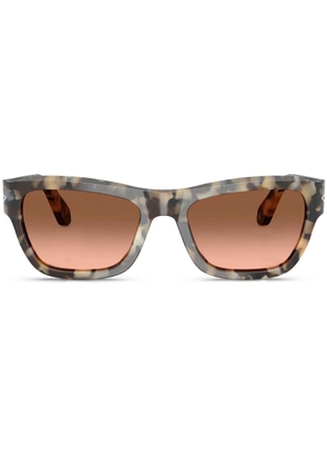 Persol rectangle-frame sunglasses - Brown