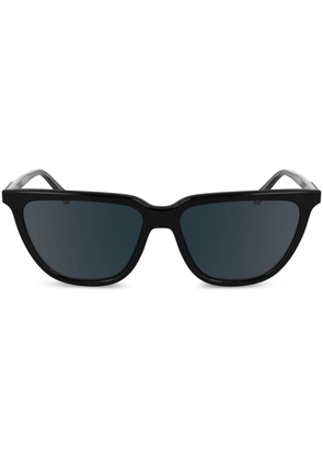 Calvin Klein logo-print sunglasses - Black