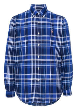 Polo Ralph Lauren Polo Pony plaid-print shirt - Blue