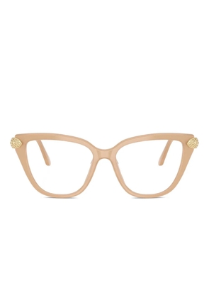 Swarovski Eyewear crystal-embellished cat-eye glasses - Neutrals