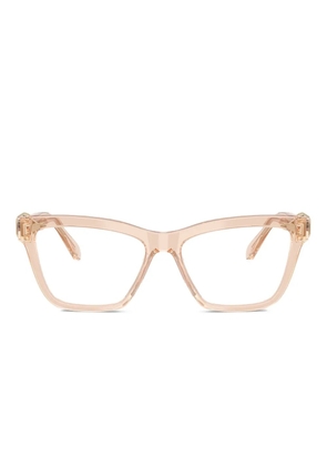 Swarovski Eyewear crystal-embellished cat-eye glasses - Brown