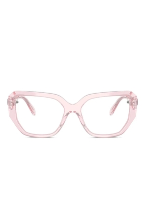 Swarovski Eyewear SK2035 crystal-embellished geometric-frame glasses - Pink
