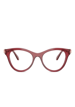 Swarovski Eyewear SK2036 crystal-embellished cat-eye glasses - Red