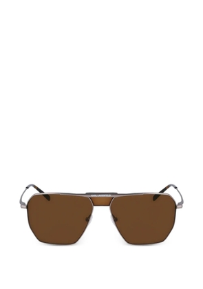 Karl Lagerfeld geometric-frame sunglasses - Silver