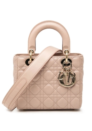 Christian Dior Pre-Owned 2017 Small Lambskin Cannage My ABCDior Lady Dior satchel - Pink