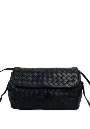 Bottega Veneta Pre-Owned 2012-2026 Nappa Intrecciato Tassel crossbody bag - Black