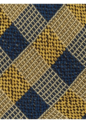 Ermenegildo Zegna Vintage check pattern tie - Yellow