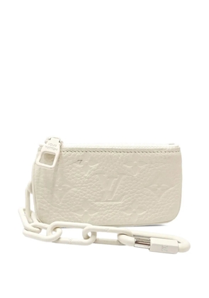 Louis Vuitton Pre-Owned 2019 Monogram Empreinte Pochette Cles coin pouch - White