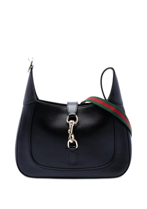 Gucci Pre-Owned 2016-2026 Small Calfskin Web Jackie 1961 crossbody bag - Black