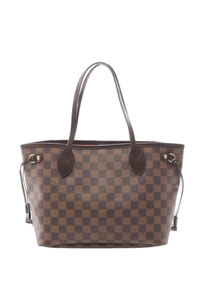Louis Vuitton Pre-Owned 2008 Damier Ebene Neverfull PM tote bag - Brown