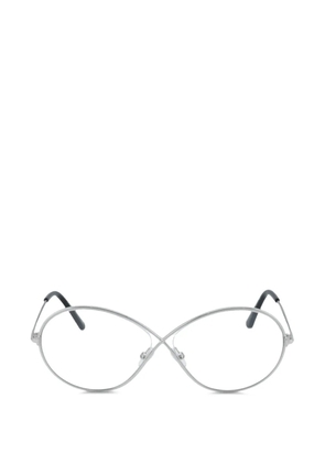 TOM FORD oval-frame glasses - Silver