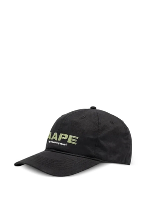 A BATHING APE® logo-embroidered cap - Black