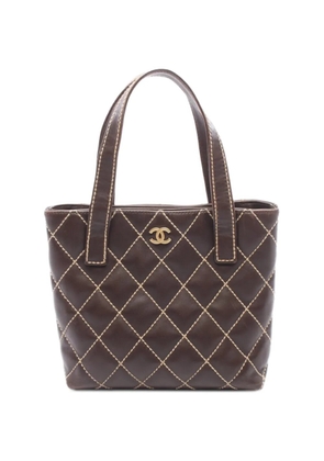 CHANEL Pre-Owned 2003-2004 Wild Stitch tote bag - Brown