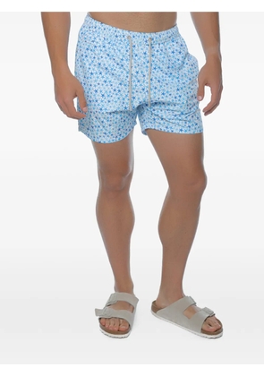 MC2 Saint Barth starfish-print drawstring swim shorts - Blue
