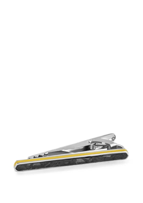 Tateossian carbon-fibre tie clip - Silver