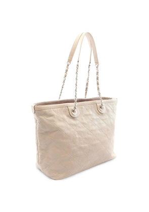 CHANEL Pre-Owned 2014-2015 Wild Stitch Caviar-leather tote bag - Neutrals
