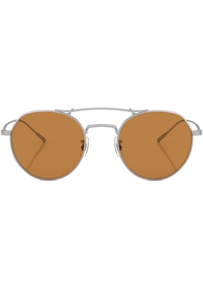 Oliver Peoples Reymont round-frame sunglasses - Silver