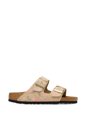 Birkenstock Arizona floral-print sandals - Neutrals