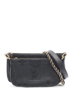 Louis Vuitton Pre-Owned Monogram Empreinte Multi Pochette shoulder bag - Black