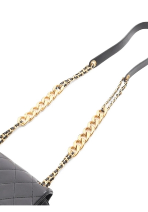 CHANEL Pre-Owned mini Matelassé chain shoulder bag - Black