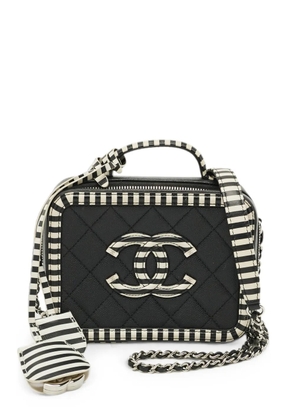 CHANEL Pre-Owned 2019 CC Filigree vanity case - Black