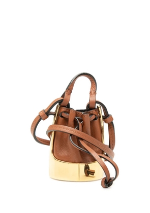 Loewe Pre-Owned 2021 Leather Balloon Bag Pendant Necklace costume necklace - Brown