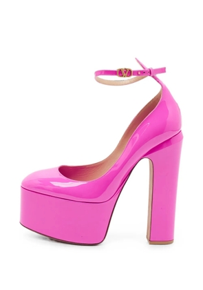 Valentino Garavani Pre-Owned Tan-Go logo-detail pumps - Pink
