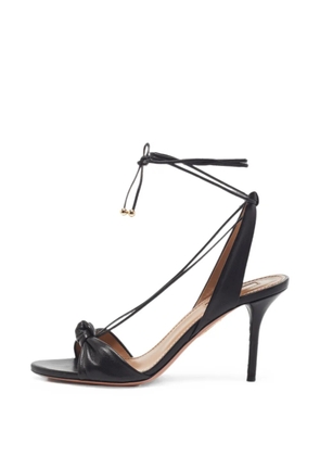 Aquazzura knotted.detail heeled sandals - Black