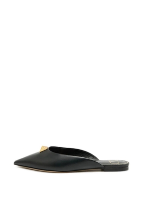 Valentino Garavani Pre-Owned One Stud leather mules - Black