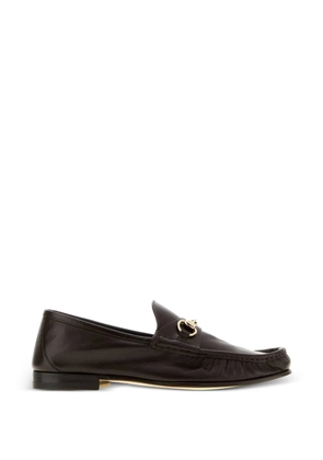 Gucci Lugano Horsebit-detail loafers - Brown