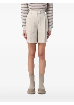 Brunello Cucinelli tailored pleated shorts - Neutrals