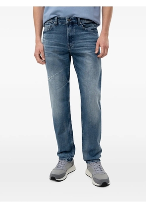 BOSS distressed faded jeans - Blue