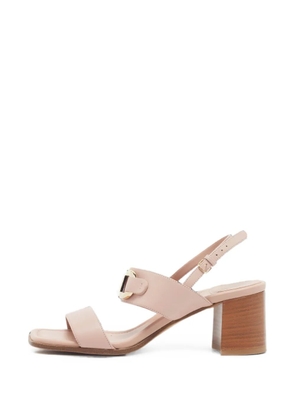 Ferragamo Pre-Owned Gancini slingback sandals - Neutrals