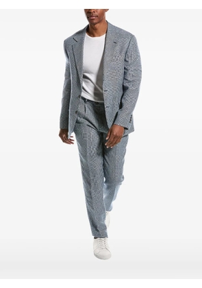 Brunello Cucinelli Prince of Wales check tailored trousers - Grey