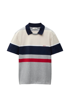 Versace striped cotton-jersey T-shirt - Grey