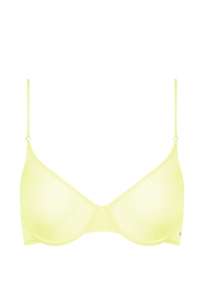 Maison Close Double Sens corbeille sheer bra - Yellow