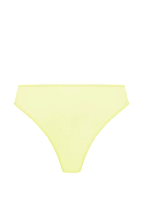 Maison Close Double Sens sheer thong - Yellow