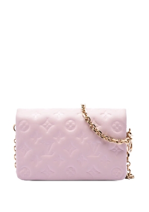 Louis Vuitton Pre-Owned 2021-2026 Monogram Embossed Lambskin Pochette Coussin crossbody bag - Pink