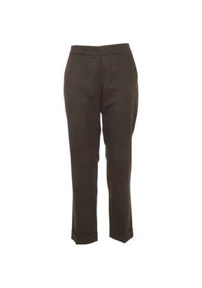 Etro Pre-Owned straight-leg trousers - Black