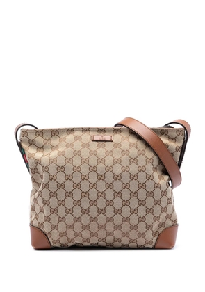 Gucci Pre-Owned 2016-2026 GG Canvas Web crossbody bag - Neutrals