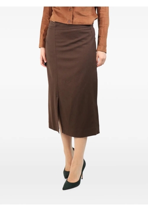 Vince wrap midi skirt - Brown