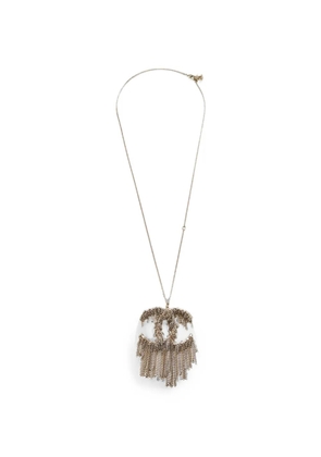 CHANEL Pre-Owned CC-pendant necklace - Gold