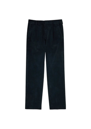 NN07 Bill pleated corduroy trousers - Blue