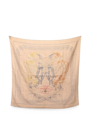 Hermès Pre-Owned 2010s Brides de Gala scarf - Neutrals