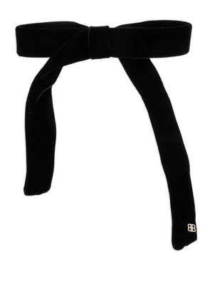 Balenciaga Holli bow-detail hair clip - Black