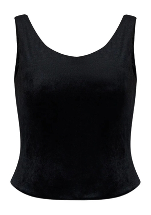 Balenciaga velvet tank top - Black