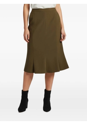 Brunello Cucinelli stretch crepe skirt - Green