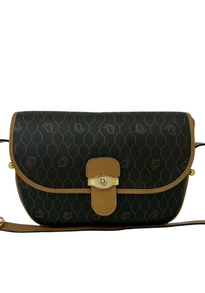 Christian Dior Pre-Owned 20th Century Honeycomb Coated Canvas crossbody bag - Grey