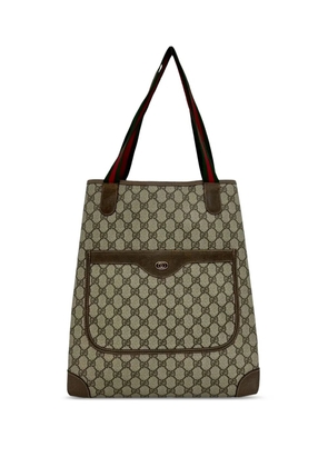 Gucci Pre-Owned 20th Century GG Supreme Web tote bag - Brown