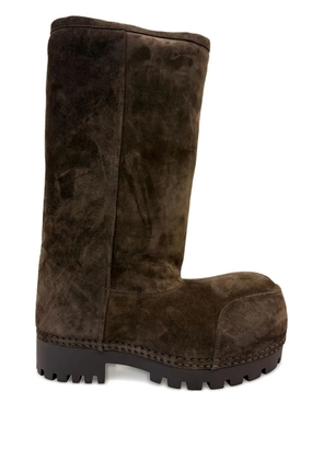 Balenciaga Alaska leather boots - Brown